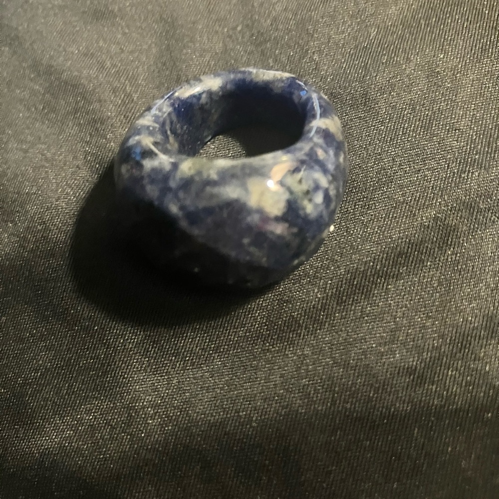 Blue garnet Ring